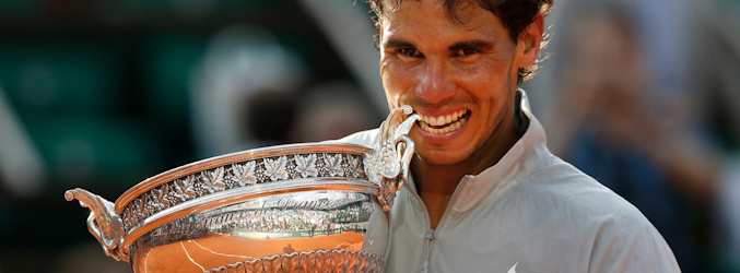 Rafa Nadal, vencedor de la última edición de Roland Garros en la categoría masculina