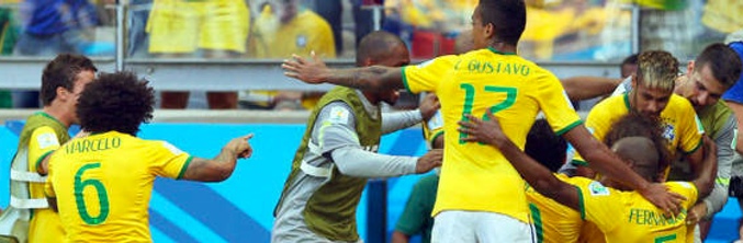 Brasil celebra su pase a cuartos