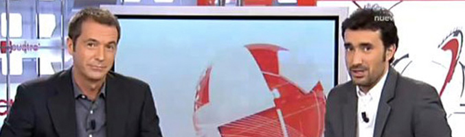 Manu Carreño y Juanma Castaño en 'Deportes Cuatro'