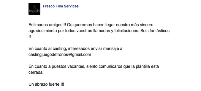 Facebook de Fresco Film Services