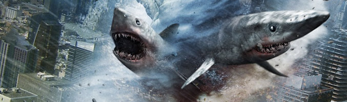 Imagen promocional de "Sharknado"