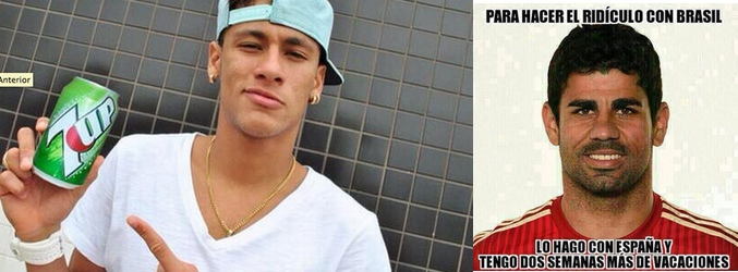 Diego Costa y Neymar