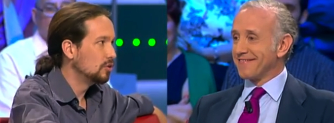 Pablo Iglesias y Eduardo Inda en 'laSexta Noche'