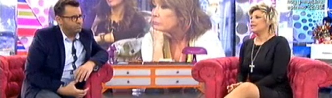 Jorge Javier Vázquez junto a Terelu Campos el día de su despedida