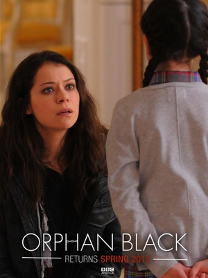 Cartel promocional de 'Orphan Black'