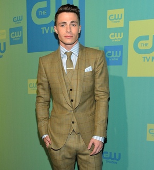 Colton Haynes en los Upfronts 2014