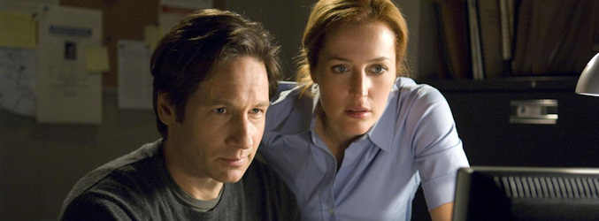 David Duchovny y Gillian Anderson, Mulder y Scully en 'Expediente X'