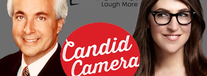 Peter Funt y Mayim Bialik