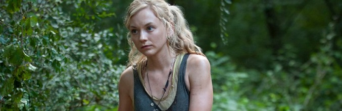 Emily Kinney en una escena de 'The Walking Dead'