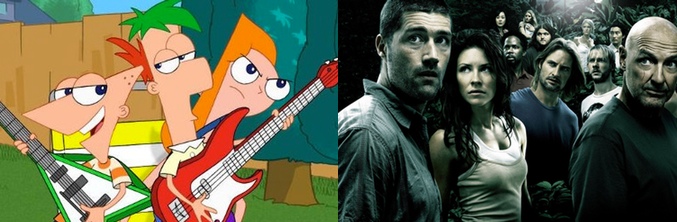 'Phineas y Ferb' y 'Perdidos'