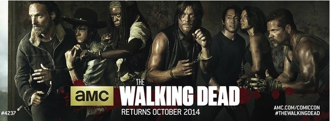 Cartel promocional 5ª temporada de 'The Walking Dead'