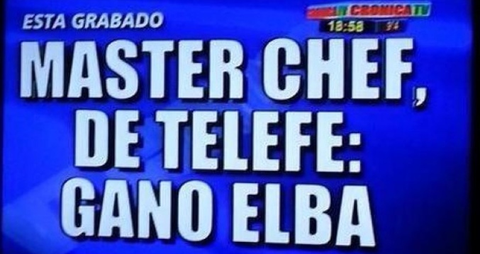 Captura de pantalla de la televisión argentina Crónica TV