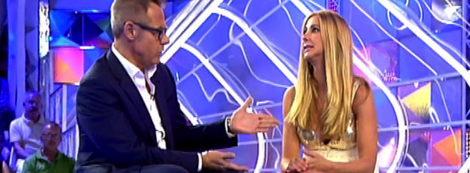 Carmen Janeiro junto a Jordi González en 'Hay una cosa que te quiero decir'
