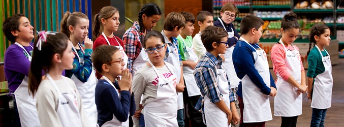 Participantes de la primera edición de 'Masterchef' Junior'