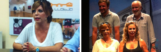 Rueda de prensa realizada hoy en el Gran Teatro de Elche