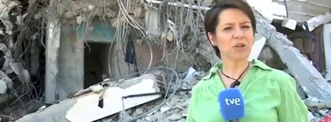Yolanda Álvarez en su primera crónica tras volver a Gaza