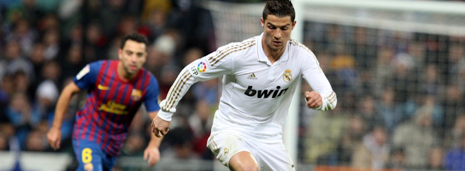 Cristiano Ronaldo durante un partido contra el FC Barcelona