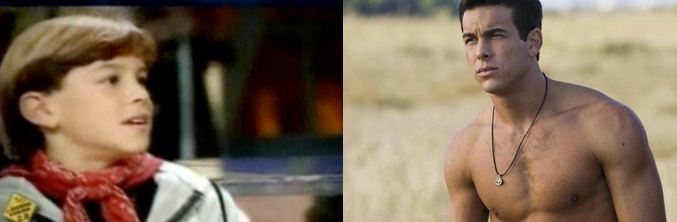 Mario Casas en &#39;Crónicas marcianas&#39; (izq) y en &quot;Tengo ganas de ti&quot; (dcha)