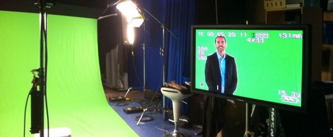 Luis Fraga en el plató de 'Boas Tardes'