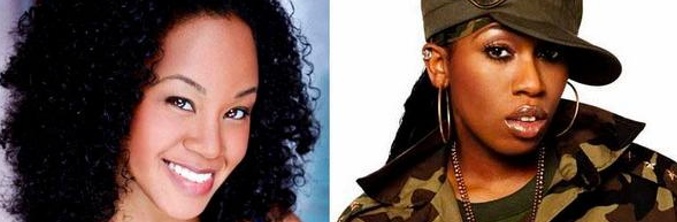 Chattrisse Dolabaille (izq) y Missy Elliott (dcha)