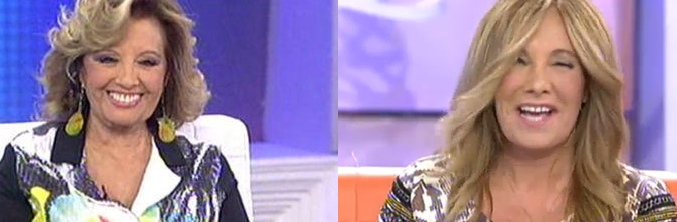 María Teresa Campos y Belén RodrígUuez en '¡Qué tiempo tan feliz!'