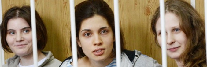 Las Pussy Riot fueron encarceladas en Rusia