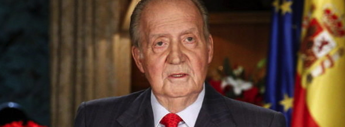 Don Juan Carlos I, durante su último mensaje de Navidad en 2013
