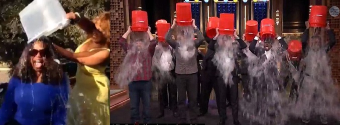 Oprah Winfrey y el equipo de Jimmy Fallon cumplen el #IceBucketChallenge