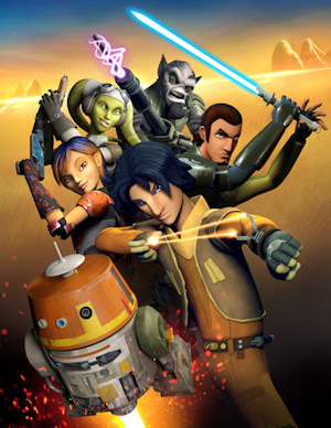 Los protagonistas de 'Star Wars Rebels'