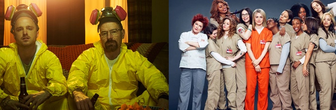 'Breaking Bad' y 'Orange Is The New Black'