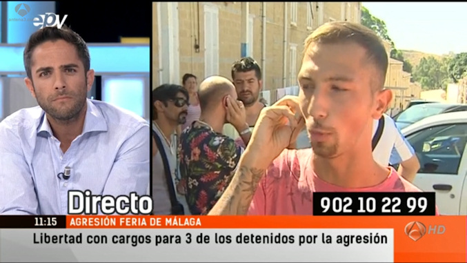 'Espejo Público' entrevista a tres de los cinco acusados por la violación de Málaga