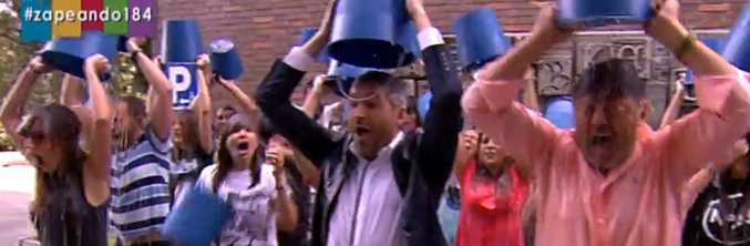 'Zapeando' batió récord con el Ice Bucket Challenge