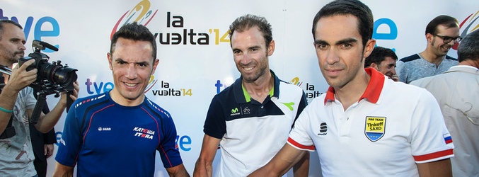 Purito, Valverde y Contador