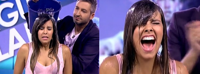 Cristina Pedroche recibe el segundo cubo