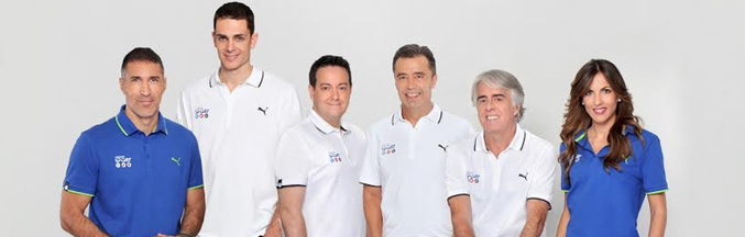 El equipo de comentaristas de Mediaset España para el Mundial de Baloncesto España 2014
