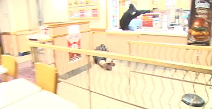 Imagen del atraco publicadas en The Washington Post