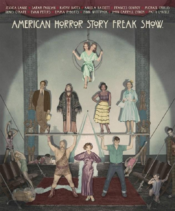 Póster oficial de 'American Horror Story: Freak Show'