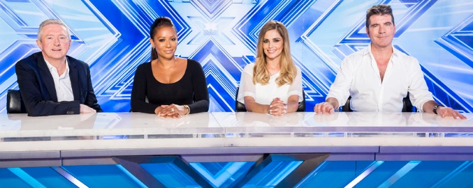 Louis Walsh, Mel B, Cheryl Fernández Versini y Simon Cowell, jurado de 'The X Factor'