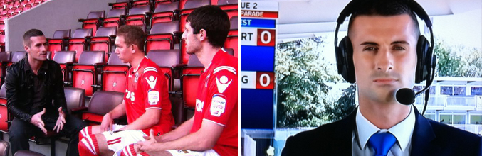 Mark McAdam, periodista deportivo del canal Sky Sports