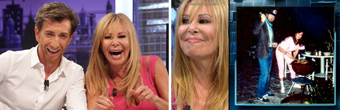 Ana Obregón junto a Motos y cocinando una paella para Spielberg