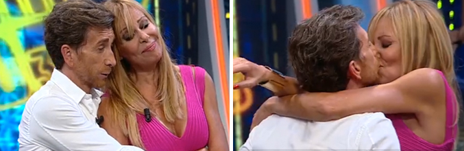 Ana Obregón muy cariñosa con Pablo Motos