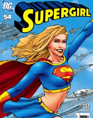 Portada de un cómic de Supergirl