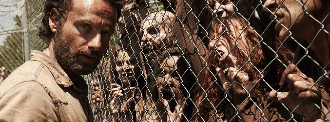 Andrew Lincoln en una imagen promocional de 'The Walking Dead'