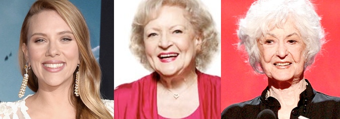 Scarlett Johansson, Betty White y Bea Arthur