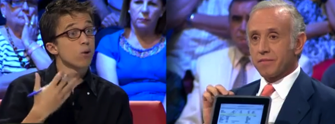 Íñigo Errejón y Eduardo Inda