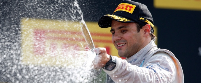 Felipe Massa debutó en el podio esta temporada en el GP de Italia