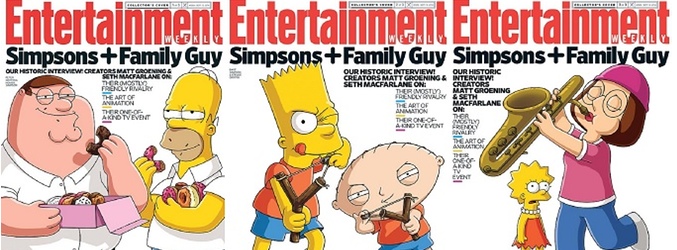 Las tres portadas de la revista