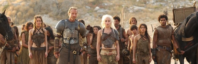 Khaleesi y los Dothraki en 'Juego de tronos'
