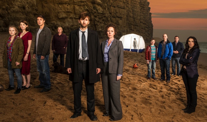 Los protagonistas de 'Broadchurch'