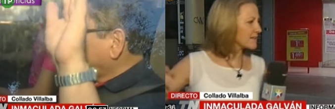 Conductor del vehículo y momento del intento de atropello